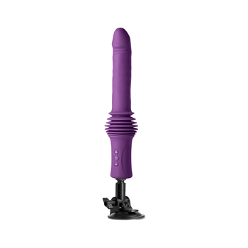 Super Stroker - Stotende vibrator met verwarmingsfunctie (Paars)